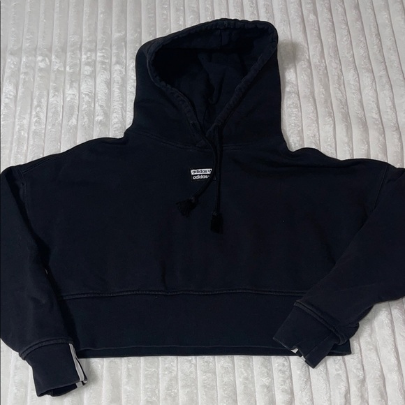Adidas Originals Cropped Hoodie | Size Small - Picture 1 of 5